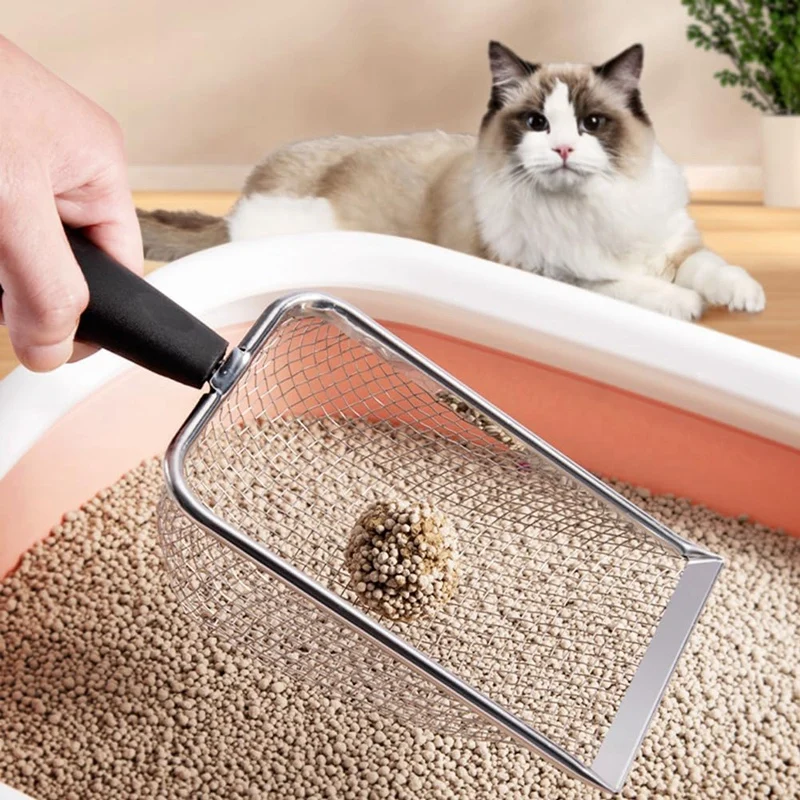 Cat Litter Scoop,Durable Litter Cleaner Corner Shovel,Stainless Steel Mesh Litter Shovel,Easy To Clean Sand Waste Easy To Use A
Cat Litter Scoop,Durable Litter Cleaner Corner Shovel,Stainless Steel Mesh Litter Shovel,Easy To Clean Sand Waste Easy To Use A