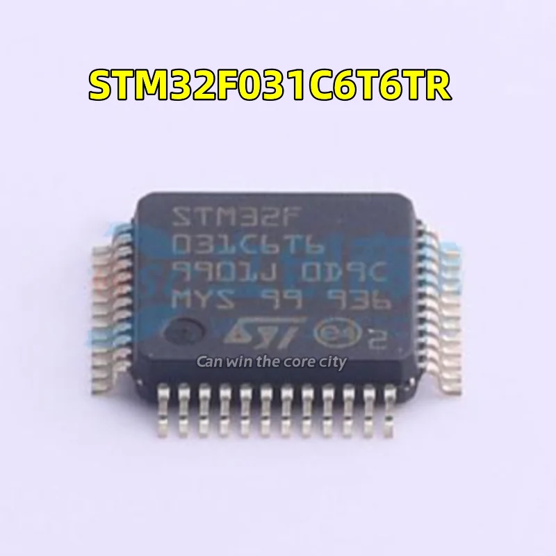 10 pieces STM32F031C6T6TR STM32F031C6T6 Package the LQFP-48 32-bit ARM microcontroller
10 pieces STM32F031C6T6TR STM32F031C6T6 Package the LQFP-48 32-bit ARM microcontroller
