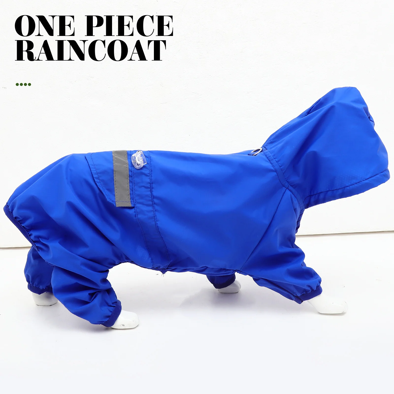 All-Inclusive Dog Rainwear Reflective Jumpsuit for Medium Small-Sized Dogs Blue Size 16 Waterproof Durable Stylish
All-Inclusive Dog Rainwear Reflective Jumpsuit for Medium Small-Sized Dogs Blue Size 16 Waterproof Durable Stylish