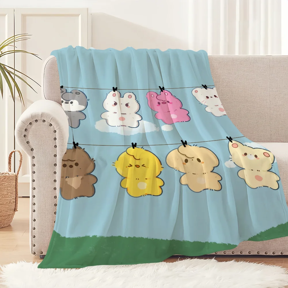 Kpop Boy Group Cartoon S-Skzoo-S Cute Blanket Plush Nap Sofa rug for Living Room Office Bedroom Birthday Home Travel Kid Gifts
Kpop Boy Group Cartoon S-Skzoo-S Cute Blanket Plush Nap Sofa rug for Living Room Office Bedroom Birthday Home Travel Kid Gifts
