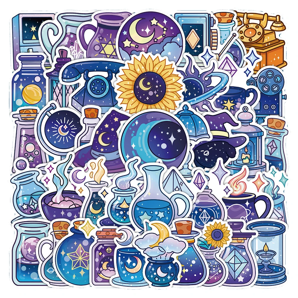 10/30/50/100pcs Starry Sky Cartoon Decoration Stickers Decals DIY Scrapbooking Phone Laptop Cute Artsy Bohemian Sticker Packs
10/30/50/100pcs Starry Sky Cartoon Decoration Stickers Decals DIY Scrapbooking Phone Laptop Cute Artsy Bohemian Sticker Packs