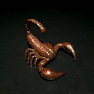Return to the ancients and make exquisite bronze sculpture scorpion small ornaments
Return to the ancients and make exquisite bronze sculpture scorpion small ornaments