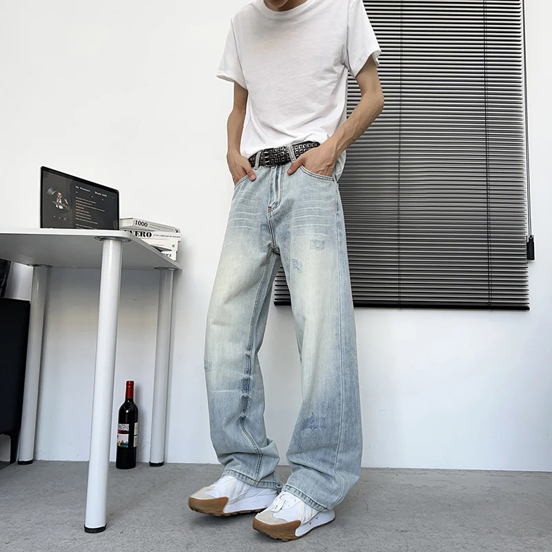 Light Wa Men's Jeans Loose Casual Straight Leg American Cleanfit Cool Wide Leg Long Pants Street Sle Teenager Faion
Light Wa Men's Jeans Loose Casual Straight Leg American Cleanfit Cool Wide Leg Long Pants Street Sle Teenager Faion