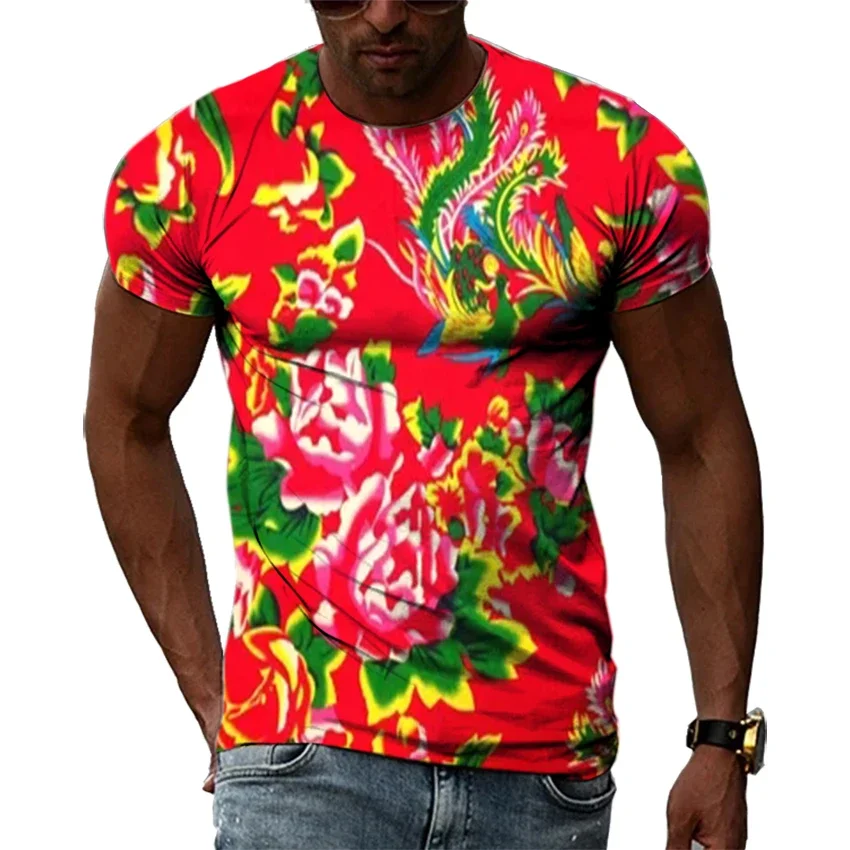 Fashionable Beautiful Flowers Pictures For Men's T-Shirts Trend Digital Printing Casual Round Neck Short Sleeved Tops
Fashionable Beautiful Flowers Pictures For Men's T-Shirts Trend Digital Printing Casual Round Neck Short Sleeved Tops