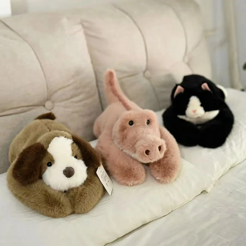 35-65cm Lying Pig Animal Plush Toys Puppy Black Cat Stuffed Doll Set Soft Fluffy Cushion Home Decoration Birthday Gift Comfort
35-65cm Lying Pig Animal Plush Toys Puppy Black Cat Stuffed Doll Set Soft Fluffy Cushion Home Decoration Birthday Gift Comfort
