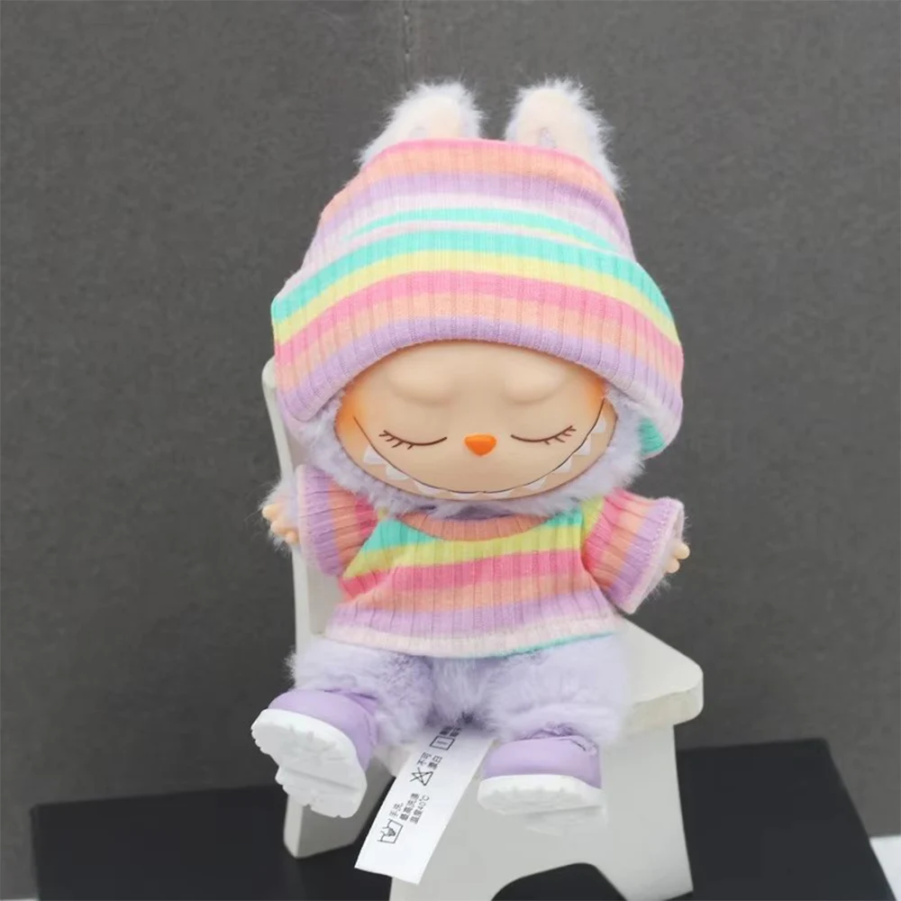 Casual Sweater T-shirt Set Suitable for 17cm Labubu Doll Soft Cotton Set for Daily Style
Casual Sweater T-shirt Set Suitable for 17cm Labubu Doll Soft Cotton Set for Daily Style