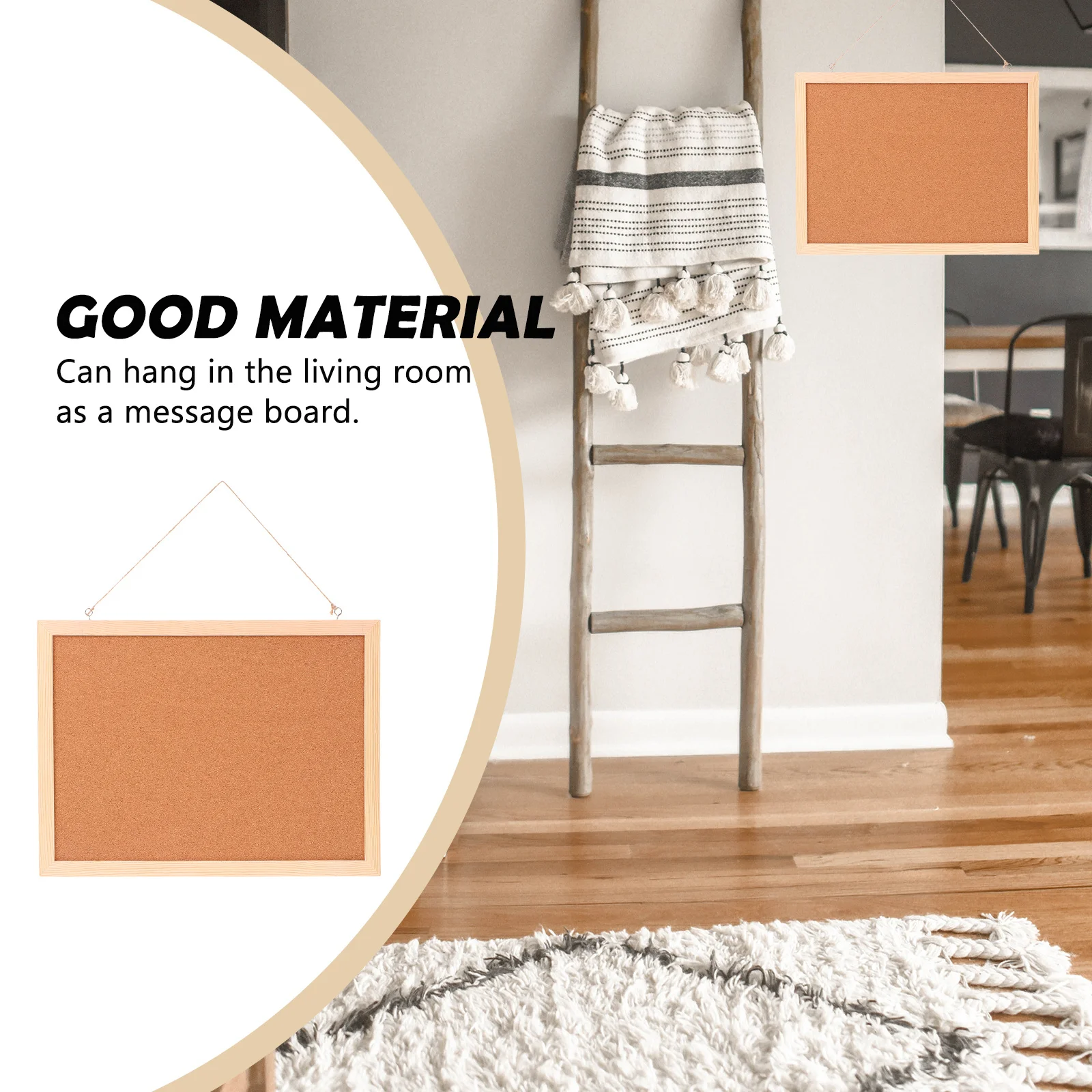 2Pcs Cork Bulletin Boards Wood Material DIY Photo Hanging Home Message Pin Boards Cork Memo Board Photo Board
2Pcs Cork Bulletin Boards Wood Material DIY Photo Hanging Home Message Pin Boards Cork Memo Board Photo Board