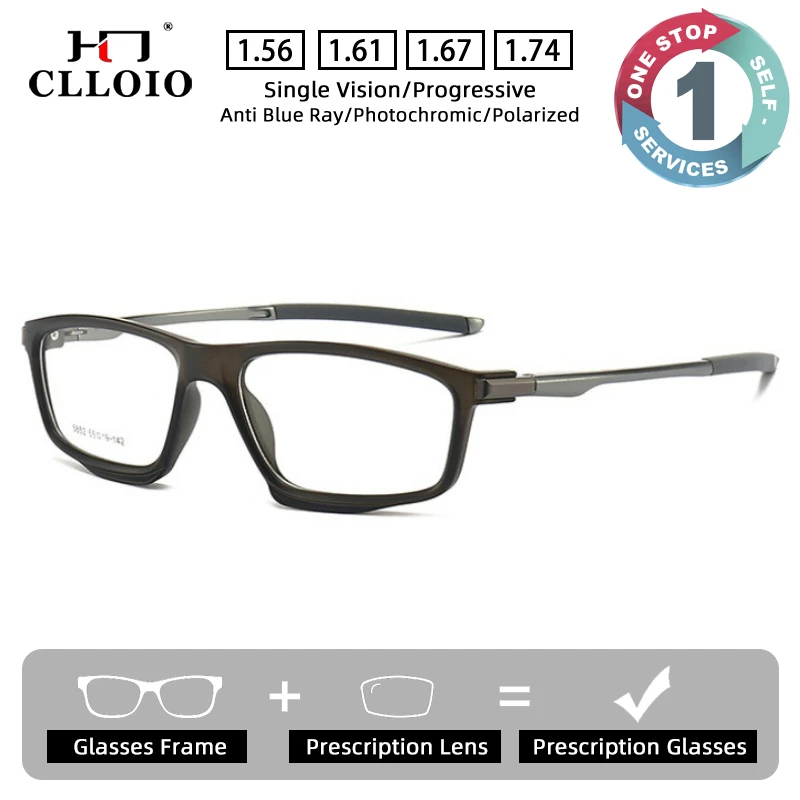 CLLOIO Ultralight Sporty Anti Slip Prescription Glasses Anti Blue Light Myopia Glasses Durable TR90 Progressive Reading Eyewear
CLLOIO Ultralight Sporty Anti Slip Prescription Glasses Anti Blue Light Myopia Glasses Durable TR90 Progressive Reading Eyewear