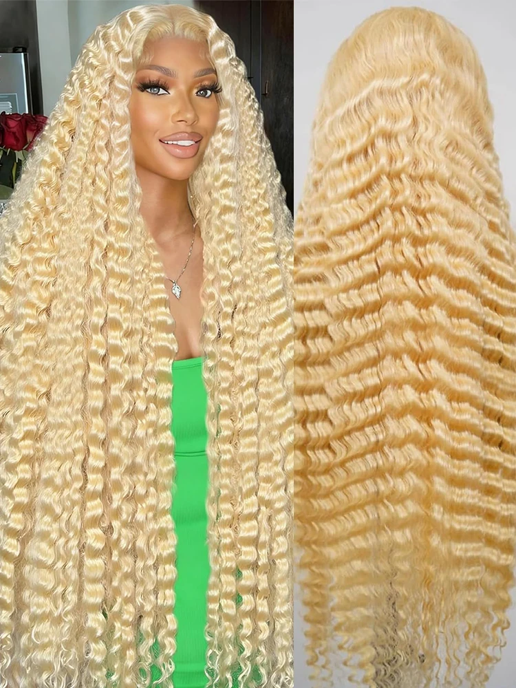 Медовый блондин 613 Свободная глубокая волна 13x6 HD Парик фронта шнурка 40 дюймов Бразильские человеческие волосы 13x4 Вьющийся парик Предварительно выщипанный для чернокожих женщин
Медовый блондин 613 Свободная глубокая волна 13x6 HD Парик фронта шнурка 40 дюймов Бразильские человеческие волосы 13x4 Вьющийся парик Предварительно выщипанный для чернокожих женщин