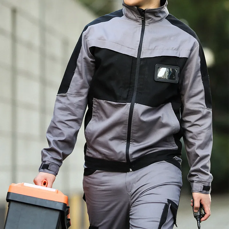 Outdoor Labor Insurance Clothing Cotton Spring And Autumn Men's Work Clothes Wear-resistant Jacket and Pants Suit
Outdoor Labor Insurance Clothing Cotton Spring And Autumn Men's Work Clothes Wear-resistant Jacket and Pants Suit