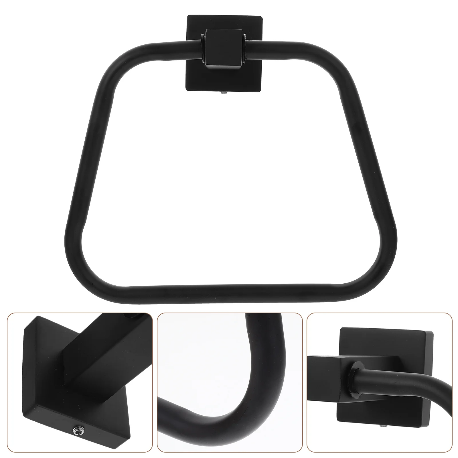 Towel Racks Organizer for Bathroom Guest Stainless Steel Ring Modern Black Wall
Towel Racks Organizer for Bathroom Guest Stainless Steel Ring Modern Black Wall