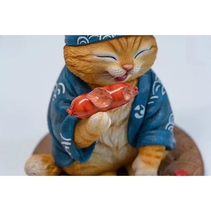 JXK Presale 11.5*11.5*14cm Octopus Intestine Cat Boss Simulation Cute Pet Figure Display Ornament Model
JXK Presale 11.5*11.5*14cm Octopus Intestine Cat Boss Simulation Cute Pet Figure Display Ornament Model