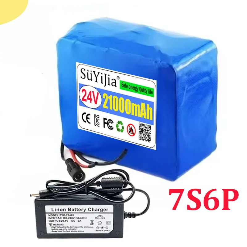 Литий-ионный аккумуляторный блок 29,4В 7S6P 21000мАч 18650, подходит для электросамокатов 24В с опциональным интерфейсом BMS
Литий-ионный аккумуляторный блок 29,4В 7S6P 21000мАч 18650, подходит для электросамокатов 24В с опциональным интерфейсом BMS