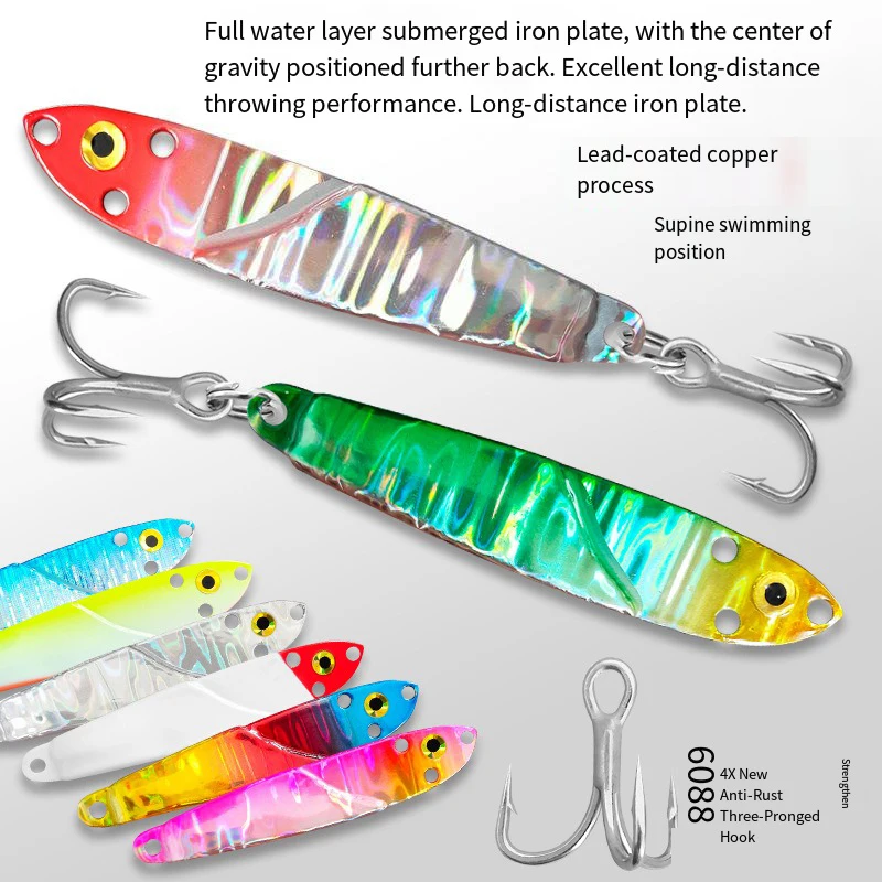 1PC VIB Metal Jig 3D Fish Bait Tackle Trout Shore Drag Cast Jigs 7g 10g 15g 20g Slow Jigging Lure Sea Fishing Fishing Lures
1PC VIB Metal Jig 3D Fish Bait Tackle Trout Shore Drag Cast Jigs 7g 10g 15g 20g Slow Jigging Lure Sea Fishing Fishing Lures