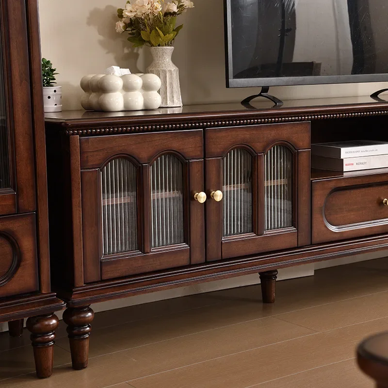 French antique style, TV cabinet, coffee table combination, American living room furniture
French antique style, TV cabinet, coffee table combination, American living room furniture