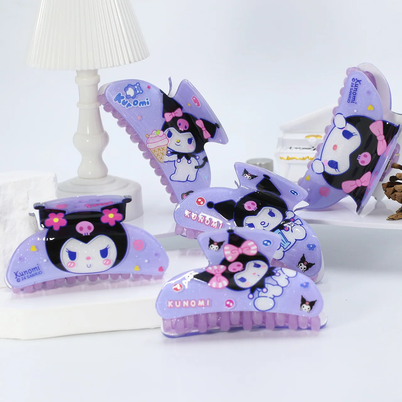 RANDOM 5PCS Sanrio Cute Cartoon Daily Decorative Headwear and Hair Accessories Gift Kuromi Acrylic Hair Claw
RANDOM 5PCS Sanrio Cute Cartoon Daily Decorative Headwear and Hair Accessories Gift Kuromi Acrylic Hair Claw
