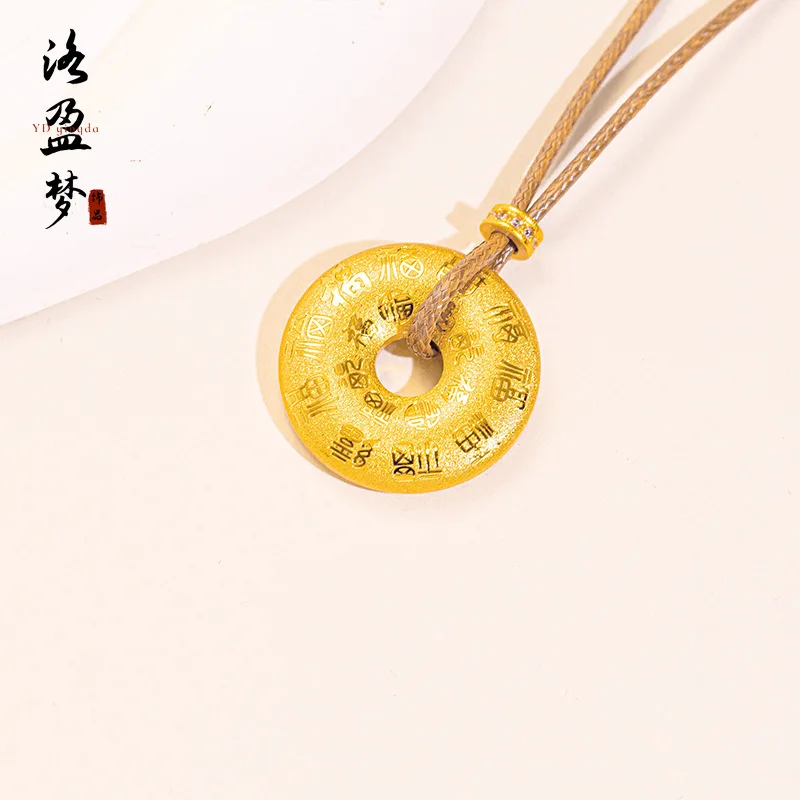 Медный кулон-подвеска с гравировкой «Байфу» и позолотой, женский, легкий люкс, элегантный, с позолоченным иероглифом «Фу»
Медный кулон-подвеска с гравировкой «Байфу» и позолотой, женский, легкий люкс, элегантный, с позолоченным иероглифом «Фу»