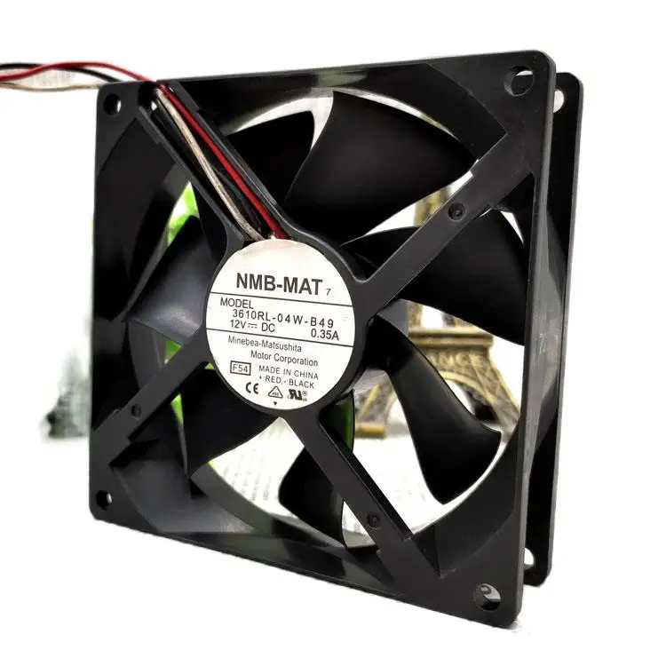 92mm 90mm 12V Fan For NMB 3610RL-04W-B49 9025 0.35A 9CM Computer CPU Box Cooling Fan
92mm 90mm 12V Fan For NMB 3610RL-04W-B49 9025 0.35A 9CM Computer CPU Box Cooling Fan
