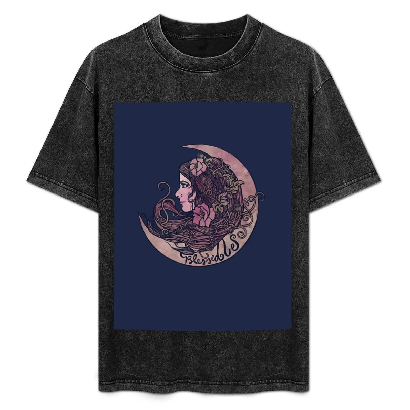 Blessed Be Moon Goddess T-Shirt Everyday Wear Basic Short Sleeve Top
Blessed Be Moon Goddess T-Shirt Everyday Wear Basic Short Sleeve Top