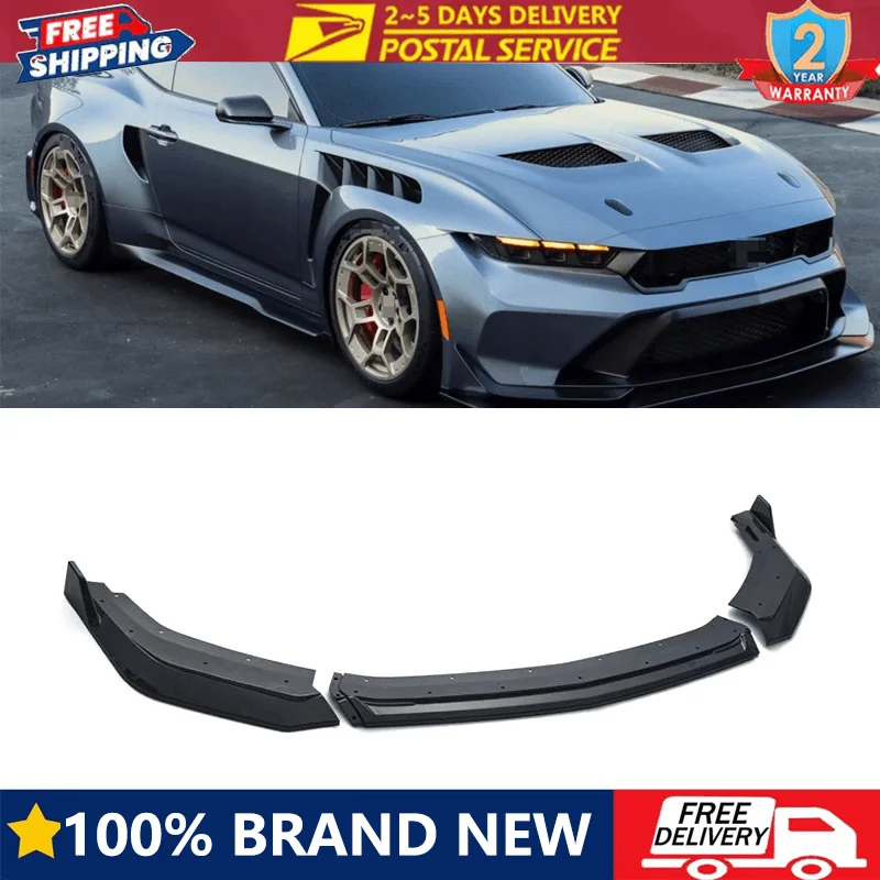 3 шт. автомобильный передний бампер для губ PP Splitter Handling для Ford 2024-2025 Mustang Body Kit Spoiler Splitter автомобильные аксессуары
3 шт. автомобильный передний бампер для губ PP Splitter Handling для Ford 2024-2025 Mustang Body Kit Spoiler Splitter автомобильные аксессуары