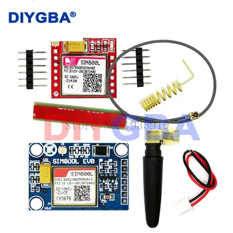 Smallest SIM800L GPRS GSM Module Micro SIM Card Core Board Quad-band TTL Serial Port Antenna PCB Wireless WIFI Board for Arduino