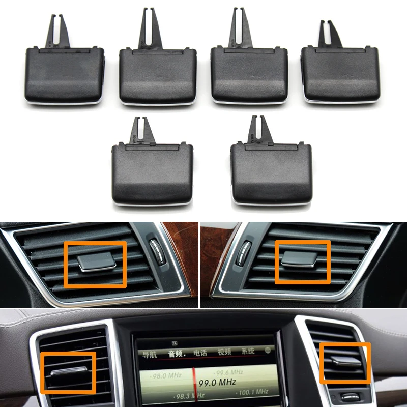 Pop Front Rear Dash Air Conditioner Ac Vent Grille Tab Clip Slider For Mercedes Benz M GL ML GLE GLS W166 W292 2011-2019 1668300
Pop Front Rear Dash Air Conditioner Ac Vent Grille Tab Clip Slider For Mercedes Benz M GL ML GLE GLS W166 W292 2011-2019 1668300