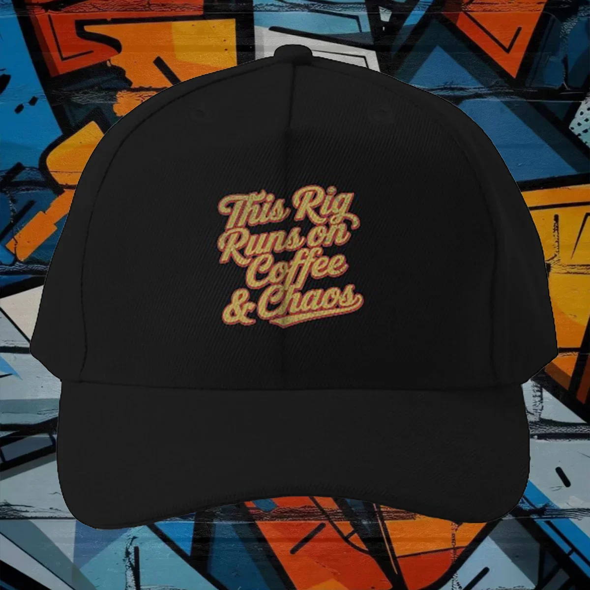 Бейсбольная кепка с забавной надписью Trucker Coffee and Chaos
Бейсбольная кепка с забавной надписью Trucker Coffee and Chaos