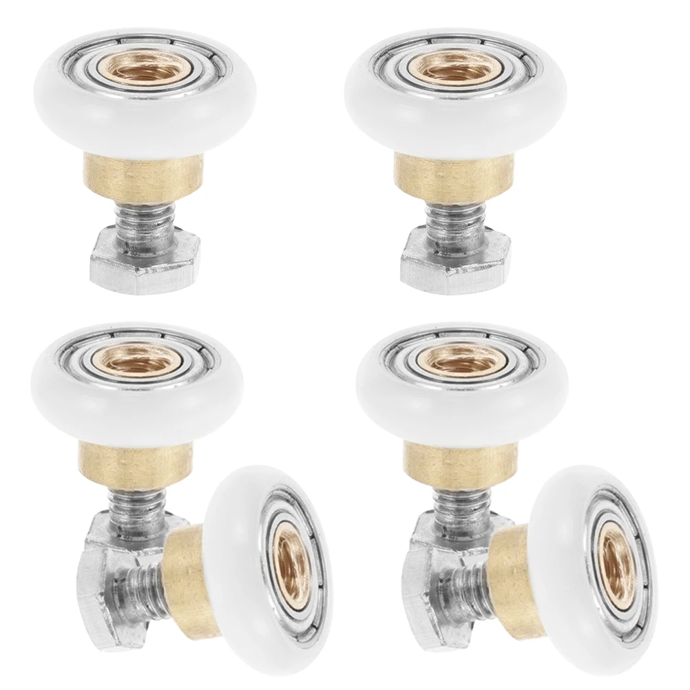 1 set Shower Room Sliding Door Rollers Copper Bearing Wheels Smooth Operation Bathroom Replacement Parts Hardware
1 set Shower Room Sliding Door Rollers Copper Bearing Wheels Smooth Operation Bathroom Replacement Parts Hardware