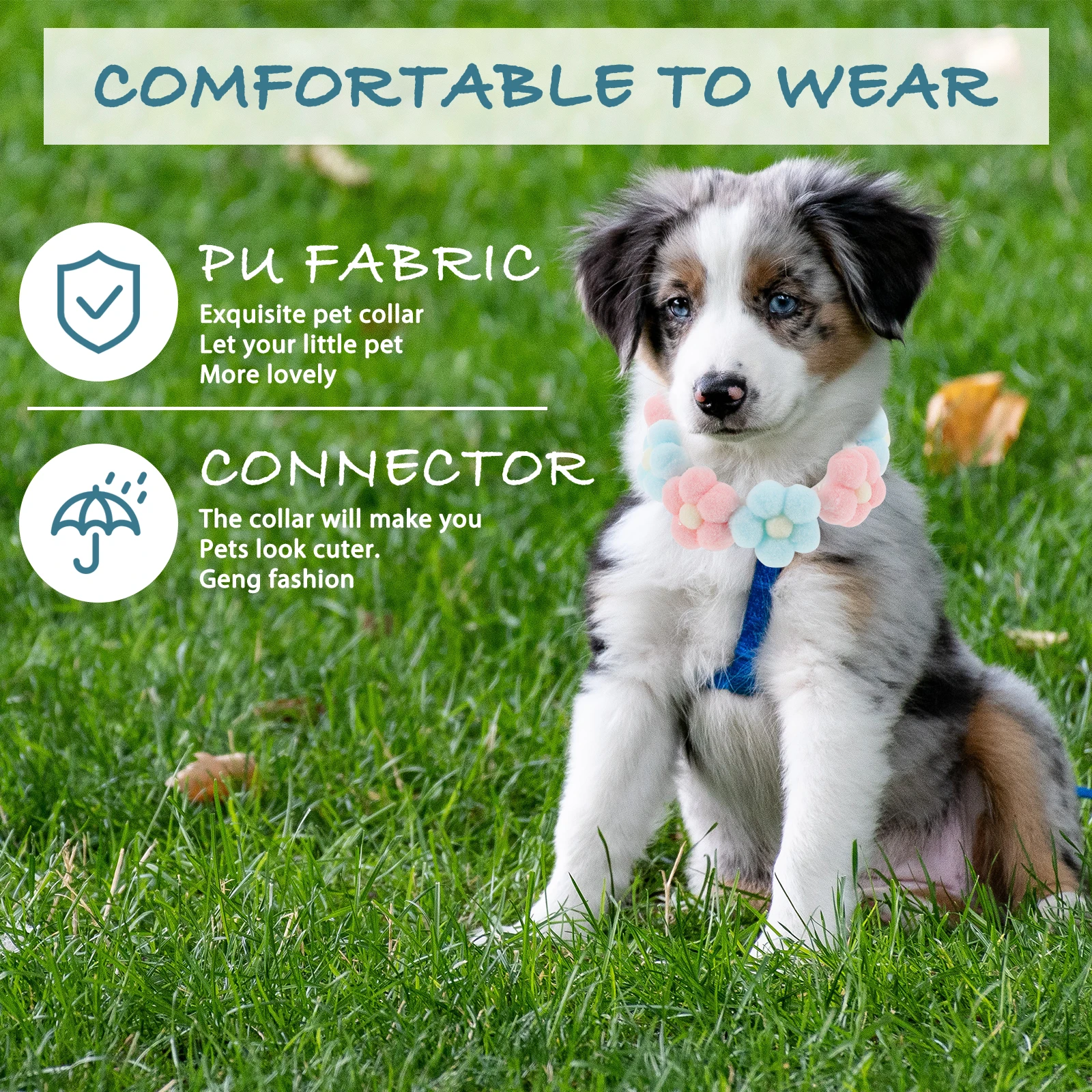 Hand Knitted Pet Collar Adjustable Cat Collar Flower Shape Lightweight Fashionable Pet Supplies Dog Knitted Collars 
Hand Knitted Pet Collar Adjustable Cat Collar Flower Shape Lightweight Fashionable Pet Supplies Dog Knitted Collars