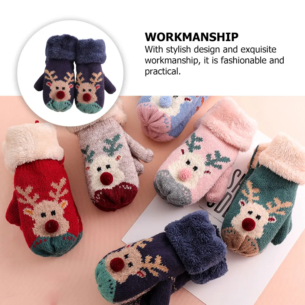 Fleece Warm Gloves Full Finger Thickened Cover Kids Mittens Christmas Hanging Neck H Protection Polyester Breathable Insulation
Fleece Warm Gloves Full Finger Thickened Cover Kids Mittens Christmas Hanging Neck H Protection Polyester Breathable Insulation