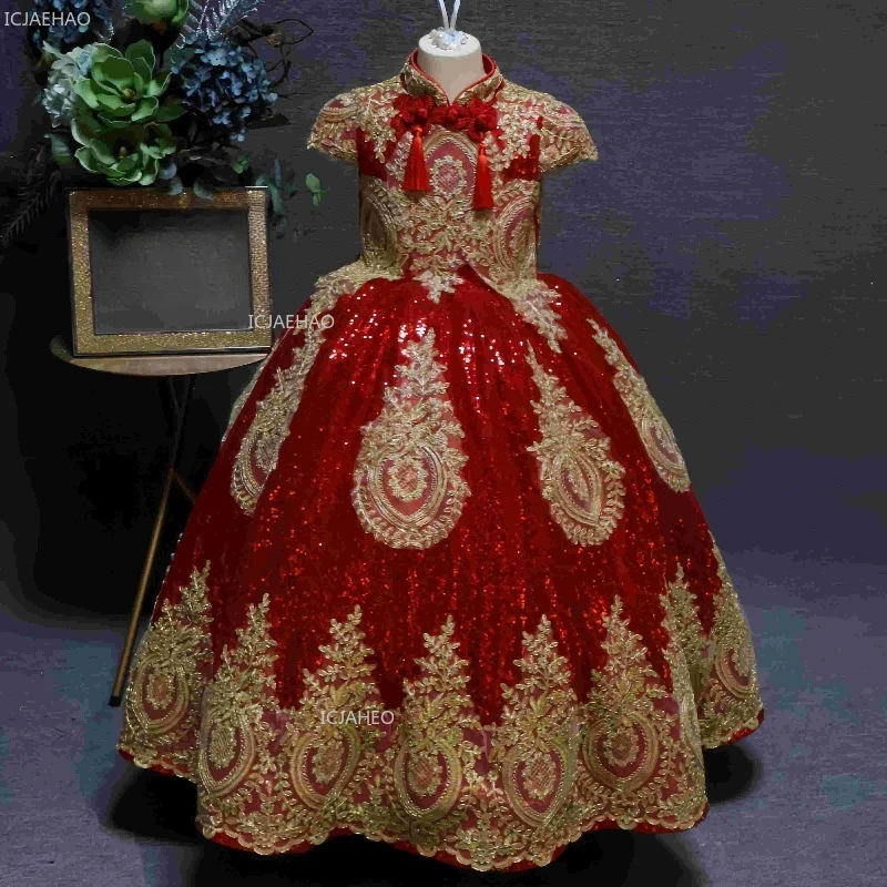 Зеленое пышное платье для девочек, модель фортепиано на день рождения, бал принцессы, красная официальная одежда, детская одежда, вечернее платье для выступлений
Зеленое пышное платье для девочек, модель фортепиано на день рождения, бал принцессы, красная официальная одежда, детская одежда, вечернее платье для выступлений