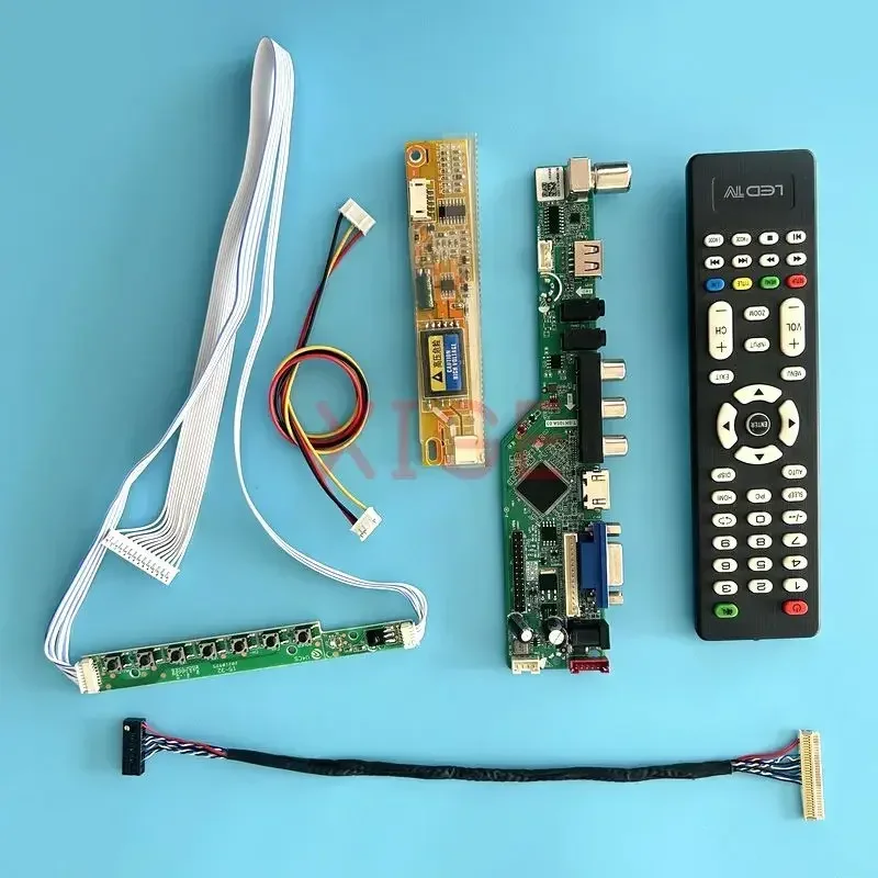 For LTN160AT01 LTN160AT02 LCD Driver Controller Card 1CCFL 30 Pin LVDS Test Kit DIY TV Analog VGA+HDMI+AV+USB+IR Screen 1366*768
For LTN160AT01 LTN160AT02 LCD Driver Controller Card 1CCFL 30 Pin LVDS Test Kit DIY TV Analog VGA+HDMI+AV+USB+IR Screen 1366*768