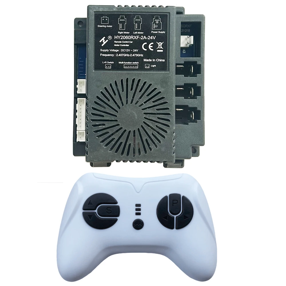 HY2060RXF-2A-24V Игрушечный автомобиль 2,4G Bluetooth Приемник дистанционного управления, HY2060RXF-2A-24V Детский контроллер двигателя электромобиля
HY2060RXF-2A-24V Игрушечный автомобиль 2,4G Bluetooth Приемник дистанционного управления, HY2060RXF-2A-24V Детский контроллер двигателя электромобиля