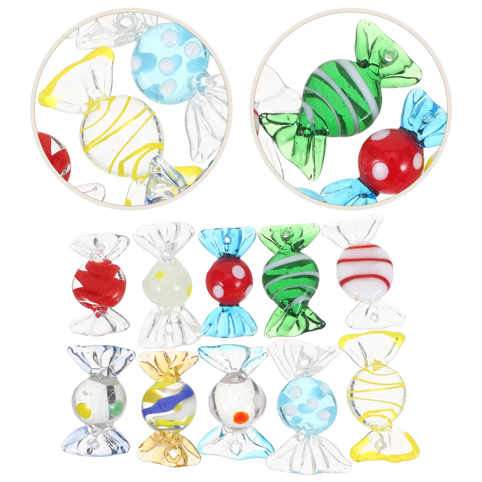 20Pcs Glass Candy Decorations Handmade Vintage Murano Style Wedding Candy Table Event Desktop Decor
20Pcs Glass Candy Decorations Handmade Vintage Murano Style Wedding Candy Table Event Desktop Decor