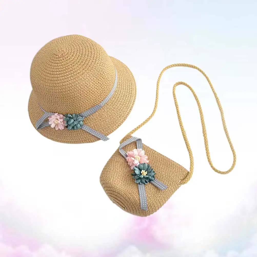 1Set Kids Straw Hat Beach Set Khaki Large Brim Crossbody Bag Summer Sun Protection Gift for Girls Birthday Party
1Set Kids Straw Hat Beach Set Khaki Large Brim Crossbody Bag Summer Sun Protection Gift for Girls Birthday Party