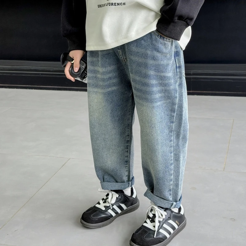 Classic Design Jeans For Big Boys Straight Trousers Spring Autumn Boys Jeans Child Kids Denim Jeans For 2-9Years
Classic Design Jeans For Big Boys Straight Trousers Spring Autumn Boys Jeans Child Kids Denim Jeans For 2-9Years