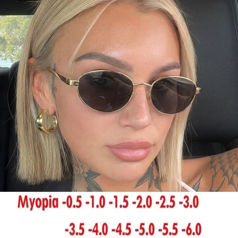 Simple metal all-match sunglasses fashion myopia sunglasses custom prescription power 0~-6.0
Simple metal all-match sunglasses fashion myopia sunglasses custom prescription power 0~-6.0
