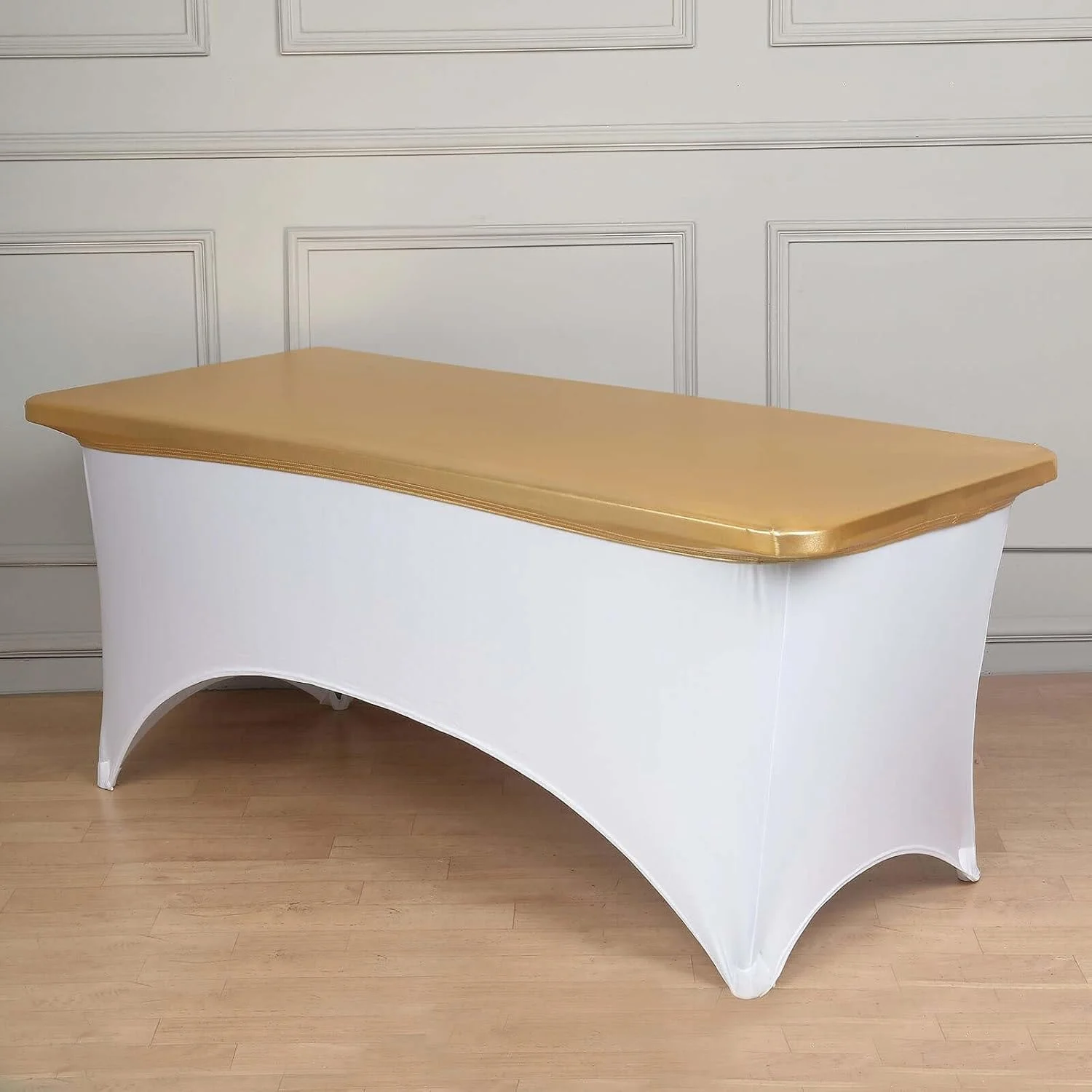 Custom Trade Show Gold Table Cover Commercial Advertising Tablecloth Stretch Spandex Fitted Fabric Decor for Vendor Event
Custom Trade Show Gold Table Cover Commercial Advertising Tablecloth Stretch Spandex Fitted Fabric Decor for Vendor Event