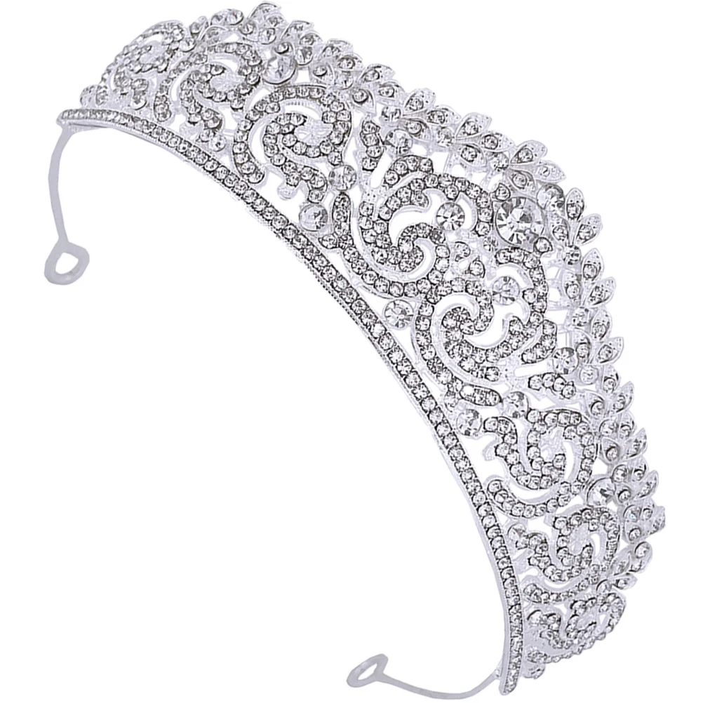Элегантная свадебная тиара с дизайном из страз, украшение для головы для невесты, легкая, удобная, простая в ношении, идеально подходит для свадьбы.
Элегантная свадебная тиара с дизайном из страз, украшение для головы для невесты, легкая, удобная, простая в ношении, идеально подходит для свадьбы.
