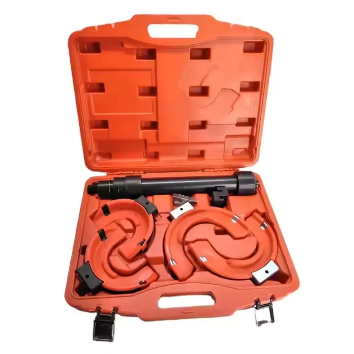 Carbon Steel Strut Spring Compressor Kit Fork Coil Extractor Tool Set CE Certified Auto Repair
Carbon Steel Strut Spring Compressor Kit Fork Coil Extractor Tool Set CE Certified Auto Repair