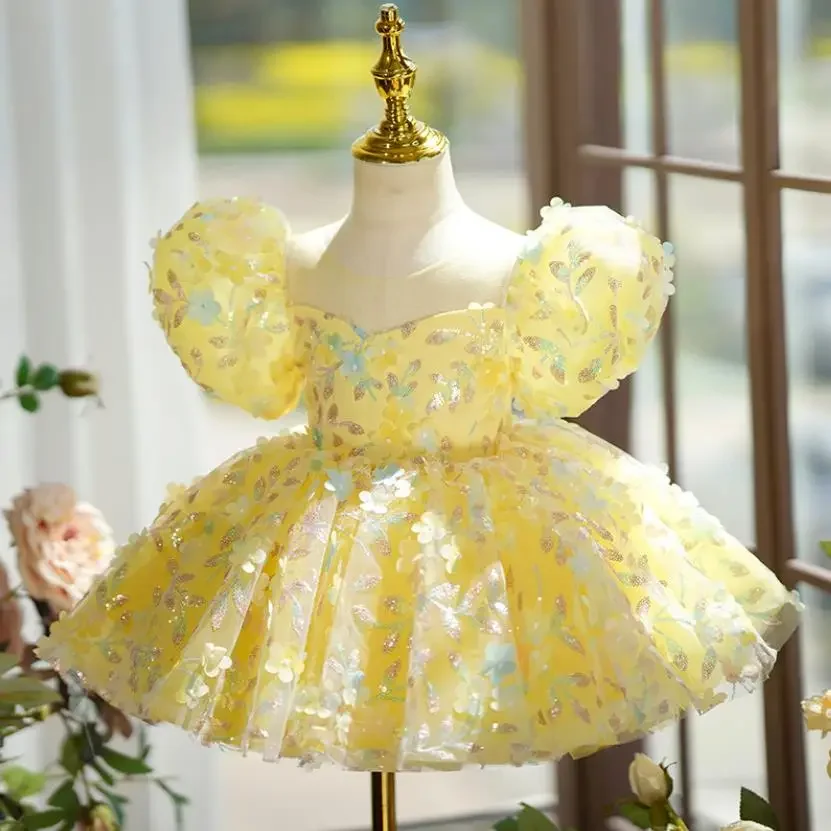 New Children's Princess Evening Gown Kids Host Wedding Birthday Baptism Easter Eid Party Flower Girls Dresses A3859 Vestidos
New Children's Princess Evening Gown Kids Host Wedding Birthday Baptism Easter Eid Party Flower Girls Dresses A3859 Vestidos