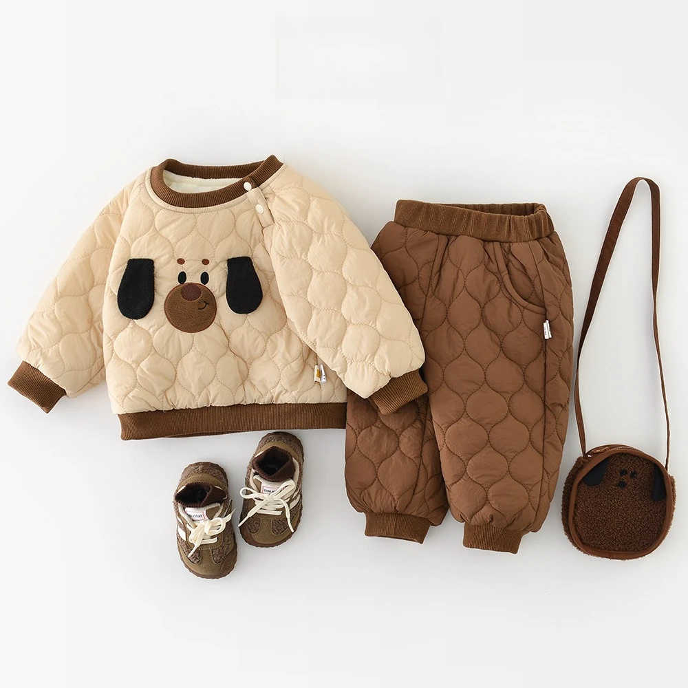2025 Winter New Set Children's Cartoon Warm Baby Fleece Casual Two-Piece Set
2025 Winter New Set Children's Cartoon Warm Baby Fleece Casual Two-Piece Set