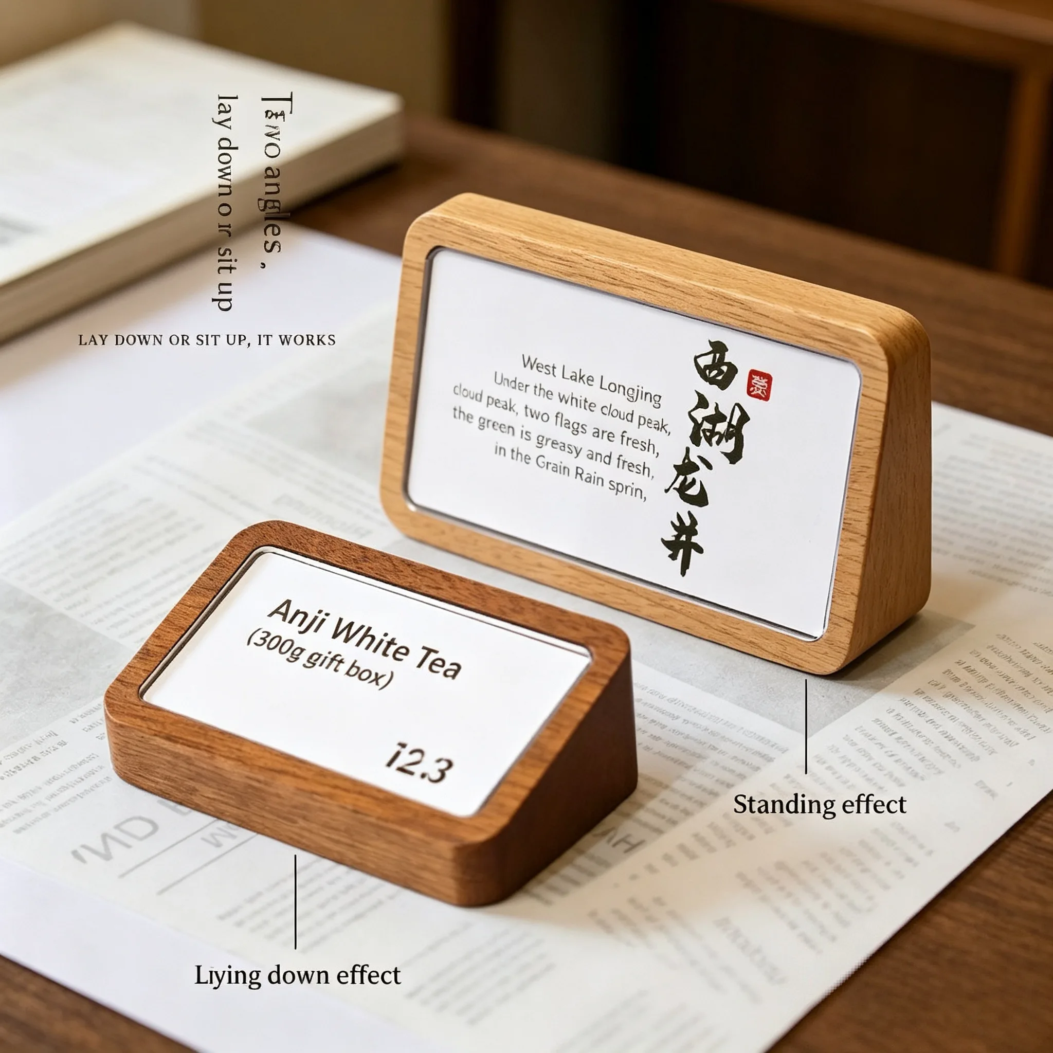 5 PCS 60x38mm Small Price Label Tags Supermarket Price Paper Holder Wood Menu Paper Holder Acrylic Sign Holder Display Stand
5 PCS 60x38mm Small Price Label Tags Supermarket Price Paper Holder Wood Menu Paper Holder Acrylic Sign Holder Display Stand