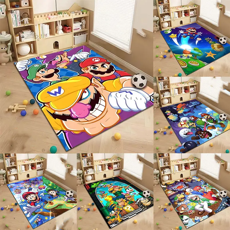 MINISO фильм Super Mario Bros ковер с принтом ковер для гостиной детский коврик для спальни диван коврик напольный коврик домашний декор анти-мат
MINISO фильм Super Mario Bros ковер с принтом ковер для гостиной детский коврик для спальни диван коврик напольный коврик домашний декор анти-мат