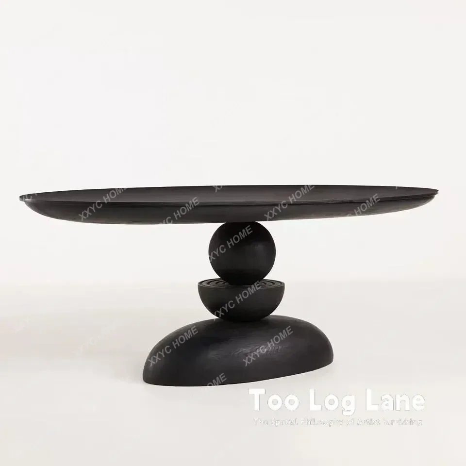 Solid Wood Home Restaurant Dining Table Nordic Designer Oval Solid Wood Dining Table
Solid Wood Home Restaurant Dining Table Nordic Designer Oval Solid Wood Dining Table