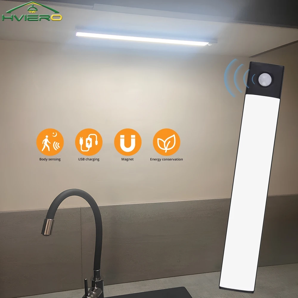 Usb Rechargeable Night Light Led Lamp Motion Sensor Under Cabinet Home Decor Wardrobe Closet Hallway Bulb Wireless Touch Sensing
Usb Rechargeable Night Light Led Lamp Motion Sensor Under Cabinet Home Decor Wardrobe Closet Hallway Bulb Wireless Touch Sensing