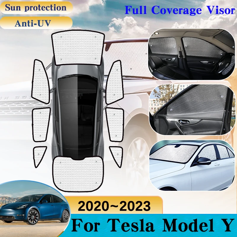 For Tesla Model Y 2023 Accessories 2020 2021 2022 Car Full Covers Sunshades Auto Windshield Windows Anti-UV Sun Protection Visor
For Tesla Model Y 2023 Accessories 2020 2021 2022 Car Full Covers Sunshades Auto Windshield Windows Anti-UV Sun Protection Visor