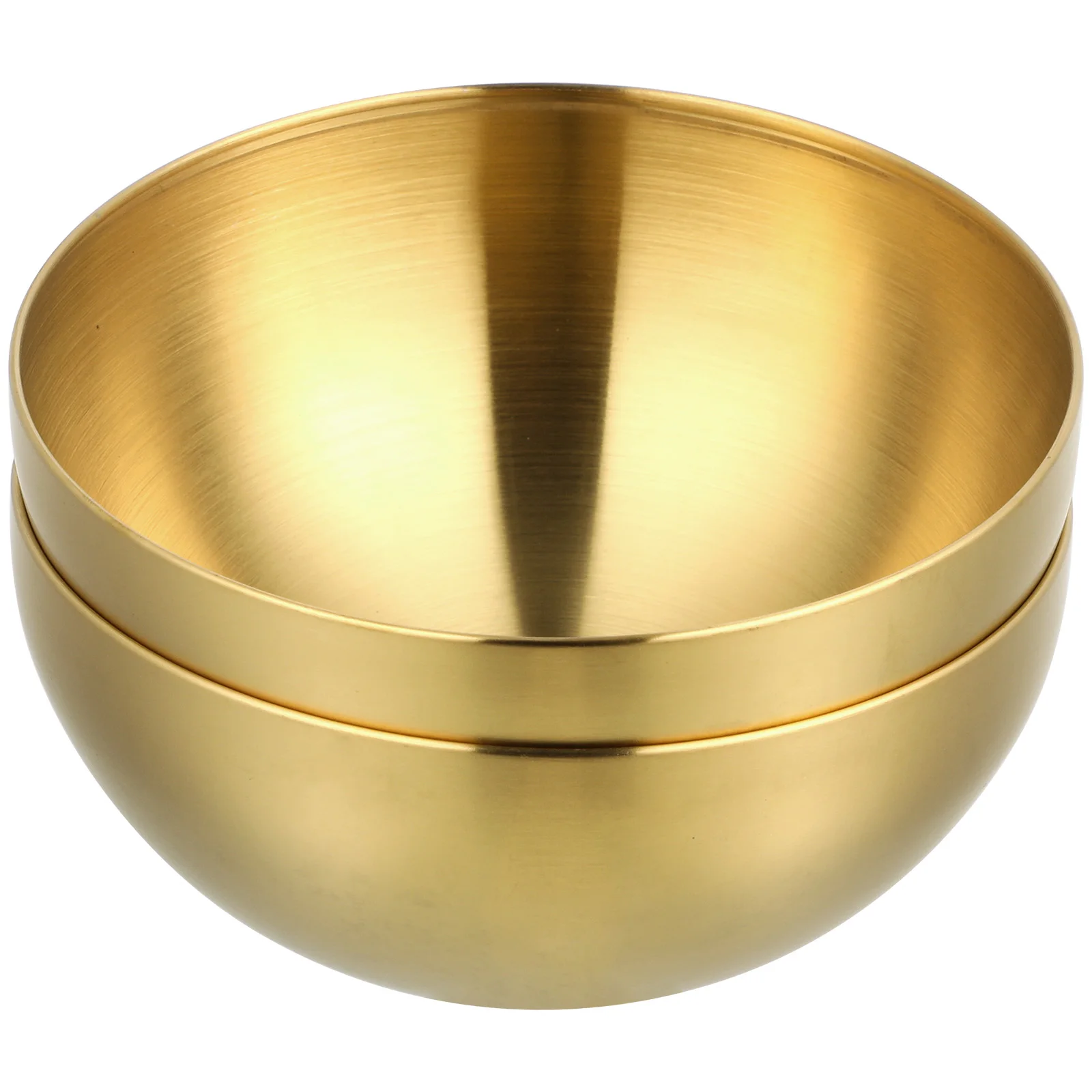 2pcs Salad Bowls Stainless Steel Rice Soup Food Bowl Noodle Fruit Container Kitchen Tableware Easy Clean
2pcs Salad Bowls Stainless Steel Rice Soup Food Bowl Noodle Fruit Container Kitchen Tableware Easy Clean