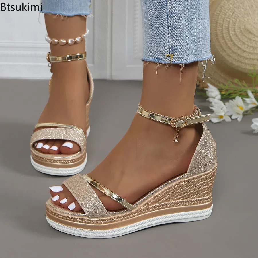 New 2025 Summer Fashion Women's Sandals Casual Platform High Heels Shoes for Women Wedges Sandals Comfort Sexy Ladies Sandals
New 2025 Summer Fashion Women's Sandals Casual Platform High Heels Shoes for Women Wedges Sandals Comfort Sexy Ladies Sandals