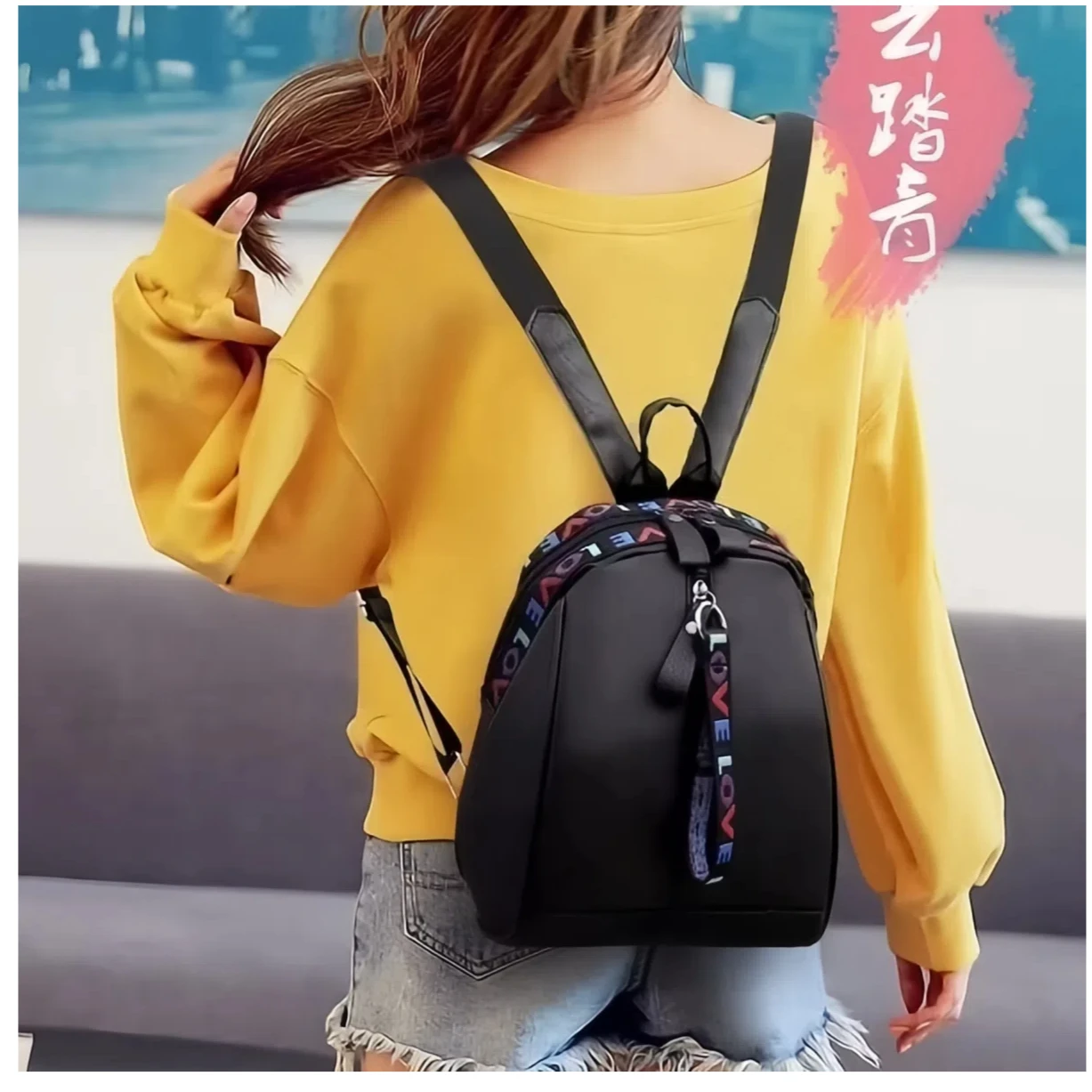 Backpack Medium Capacity Letter Print Nylon Fabric Adjustable Straps School Daily Women Cute Casual Fashion
Backpack Medium Capacity Letter Print Nylon Fabric Adjustable Straps School Daily Women Cute Casual Fashion
